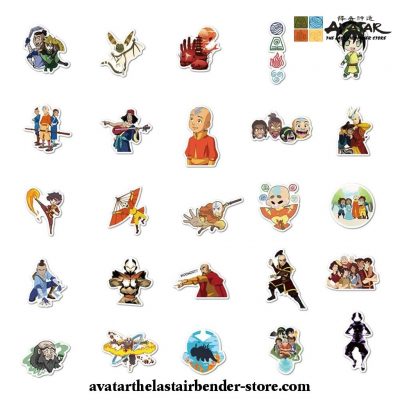 10/50Pcs Avatar Last Airbender Graffiti Stickers