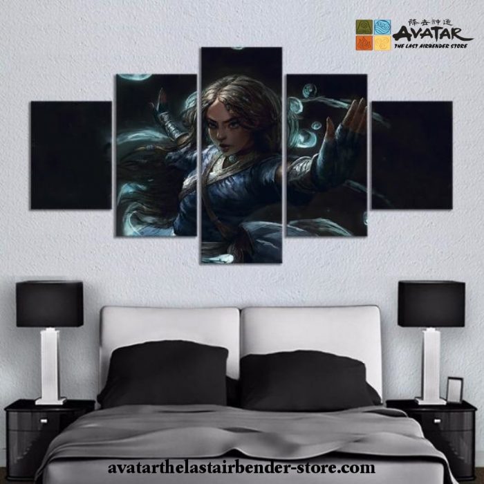 5 Pieces Katara 3D Canvas Wall Art