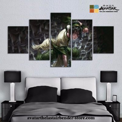 5 Pieces Toph Beifong 3D Canvas Wall Art