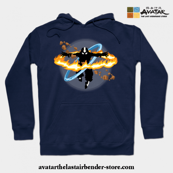 Avatar Aang Hoodie Navy Blue / S