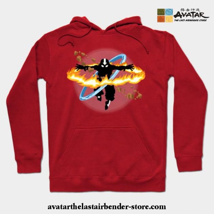 Avatar Aang Hoodie Red / S