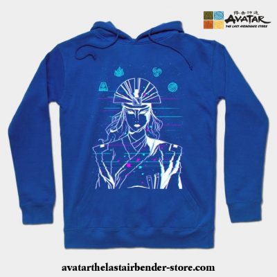 Avatar Kyoshi Glitch Hoodie Blue / S