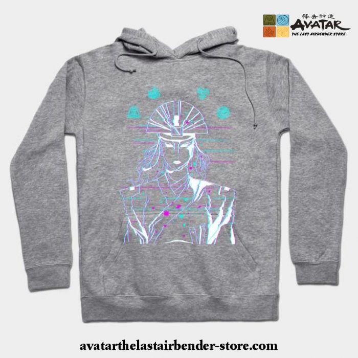 Avatar Kyoshi Glitch Hoodie Gray / S