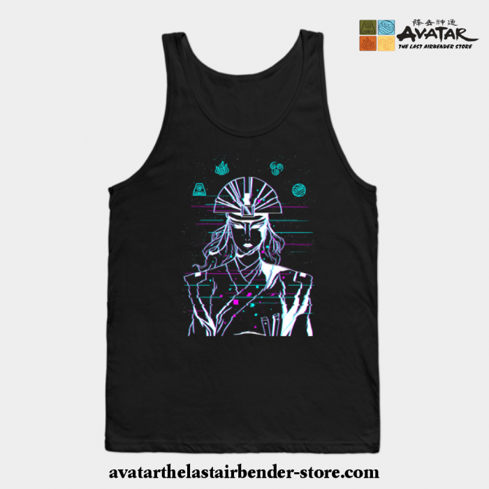 Avatar Kyoshi Glitch Tank Top Black / S