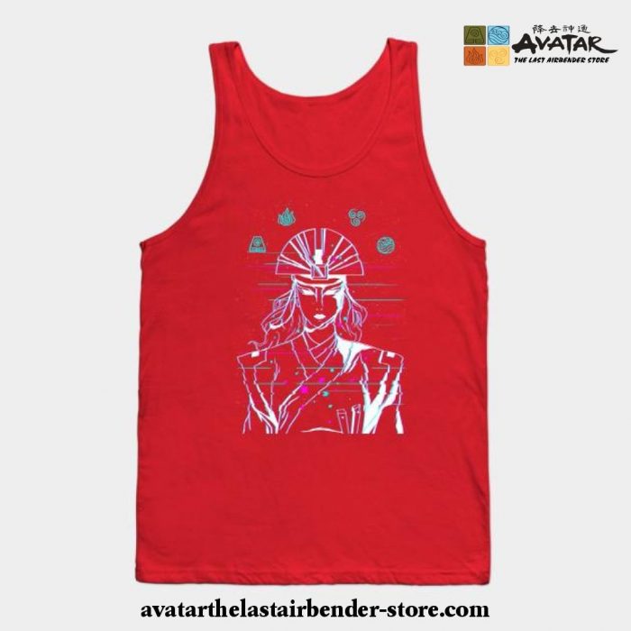 Avatar Kyoshi Glitch Tank Top Red / S