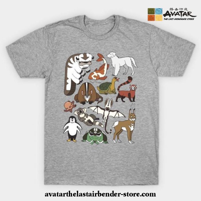 Avatar Menagerie T-Shirt Gray / S