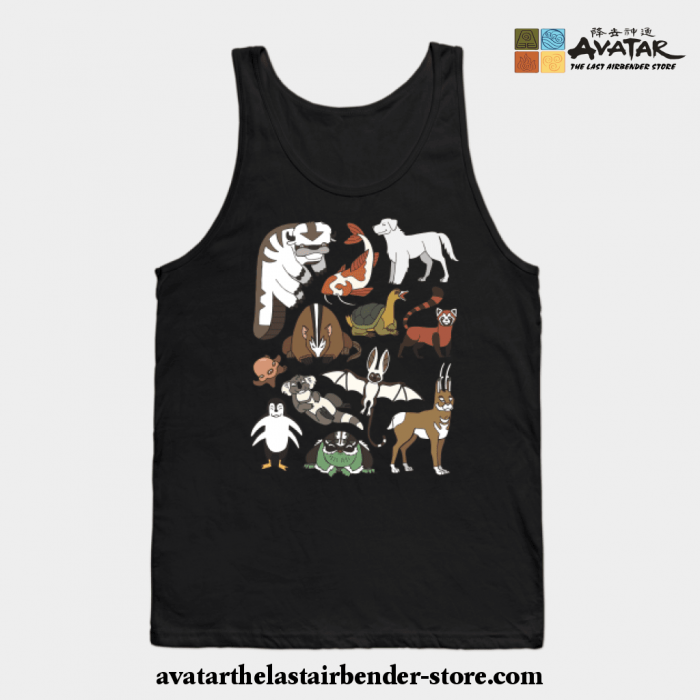 Avatar Menagerie Tank Top Black / S