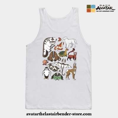 Avatar Menagerie Tank Top White / S