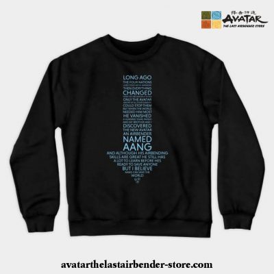 Avatar Monolauge Crewneck Sweatshirt Black / S