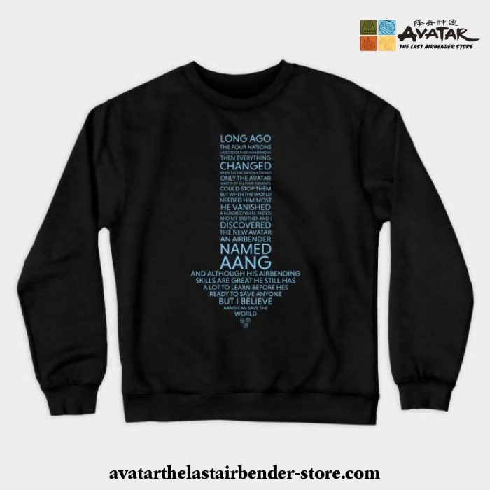 Avatar Monolauge Crewneck Sweatshirt Black / S