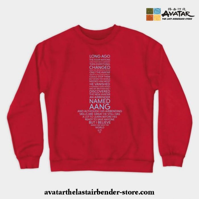 Avatar Monolauge Crewneck Sweatshirt Red / S