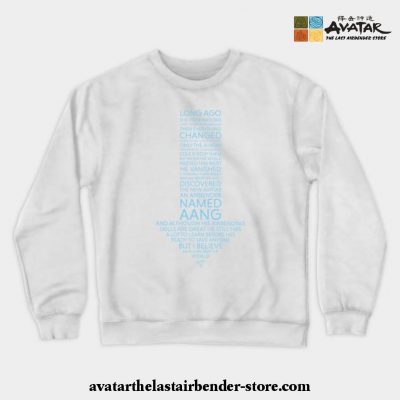 Avatar Monolauge Crewneck Sweatshirt White / S