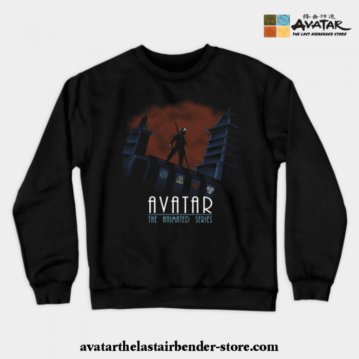 Avatar The Animated Series - Volume 1 Crewneck Sweatshirt Black / S