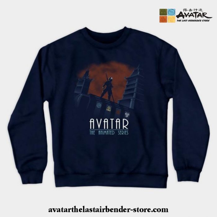 Avatar The Animated Series - Volume 1 Crewneck Sweatshirt Navy Blue / S