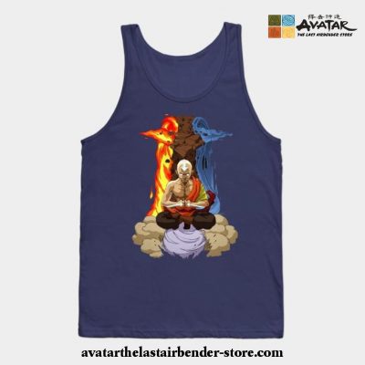 Avatar The Last Air Bender Tank Top Navy Blue / S