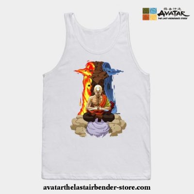 Avatar The Last Air Bender Tank Top White / S