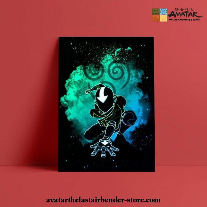 Avatar The Last Airbender - Aang Colorfull Canvas Wall Art New Style