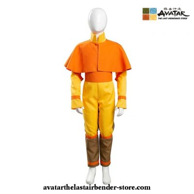 Avatar: The Last Airbender - Aang Cosplay Costume Kids Jumpsuit Outfits