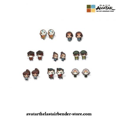 Avatar The Last Airbender Earrings - Heat Acrylic Stud Resin