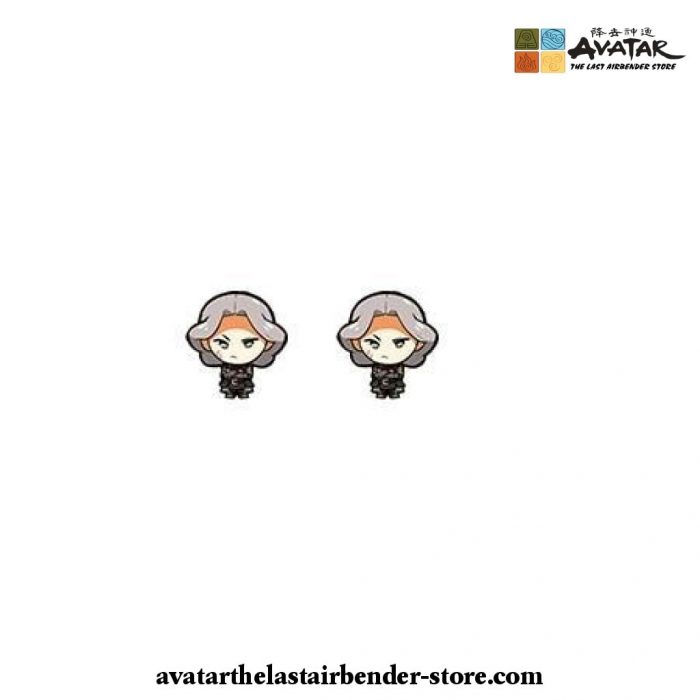 Avatar The Last Airbender Earrings - Heat Acrylic Stud Resin Lin Beifong