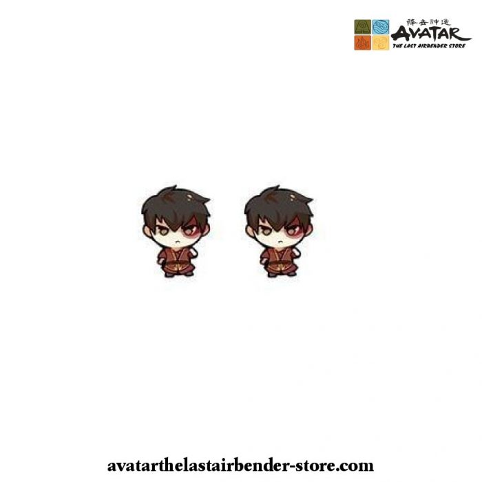 Avatar The Last Airbender Earrings - Heat Acrylic Stud Resin Zuko