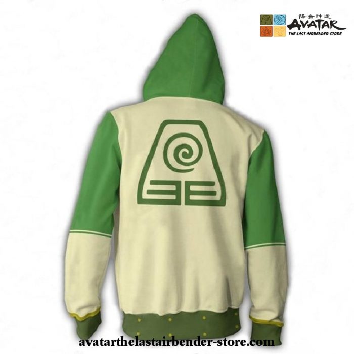 Avatar: The Last Airbender - Earth Nation Zip Up Hoodie Cosplay Costume