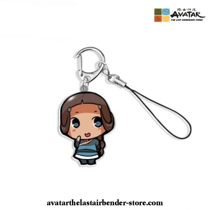 Avatar The Last Airbender Keychain - Katara Mobile Phone Straps Resin