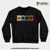 Avatar The Last Airbender Playing Cards Crewneck Sweatshirt Black / S