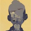 Avatar The Last Airbender Poster - Sokka Vintage Kraft Paper