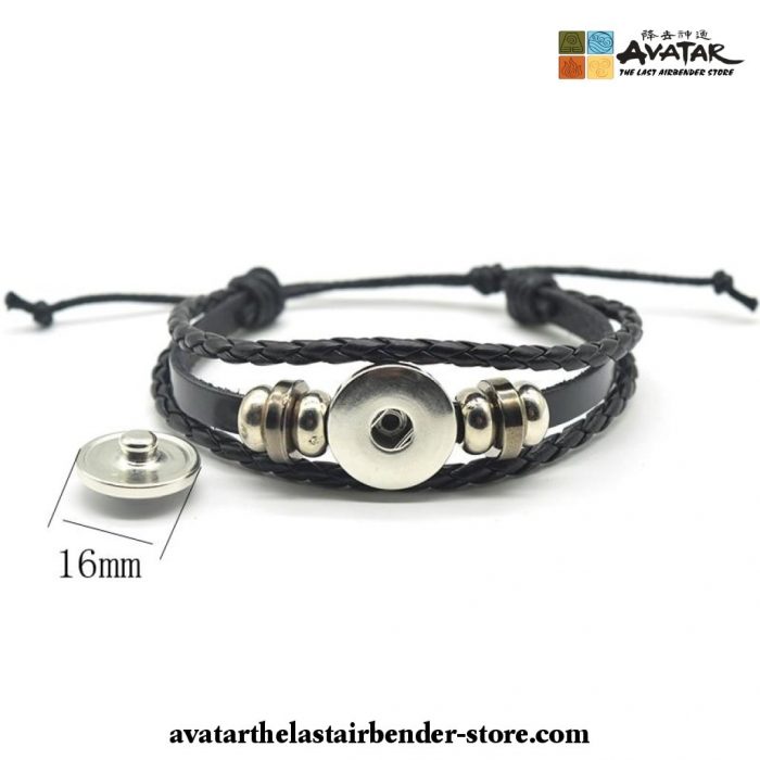 Avatar: The Last Airbender Symbol Logo Leather Bracelet