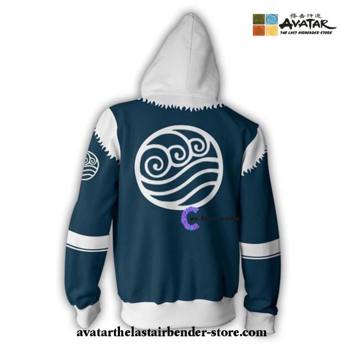 Avatar: The Last Airbender - Water Nation Zip Up Hoodie Cosplay Costume