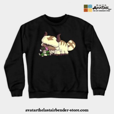 Bison Kisses Crewneck Sweatshirt Black / S