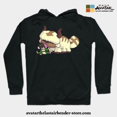 Bison Kisses Hoodie Black / S