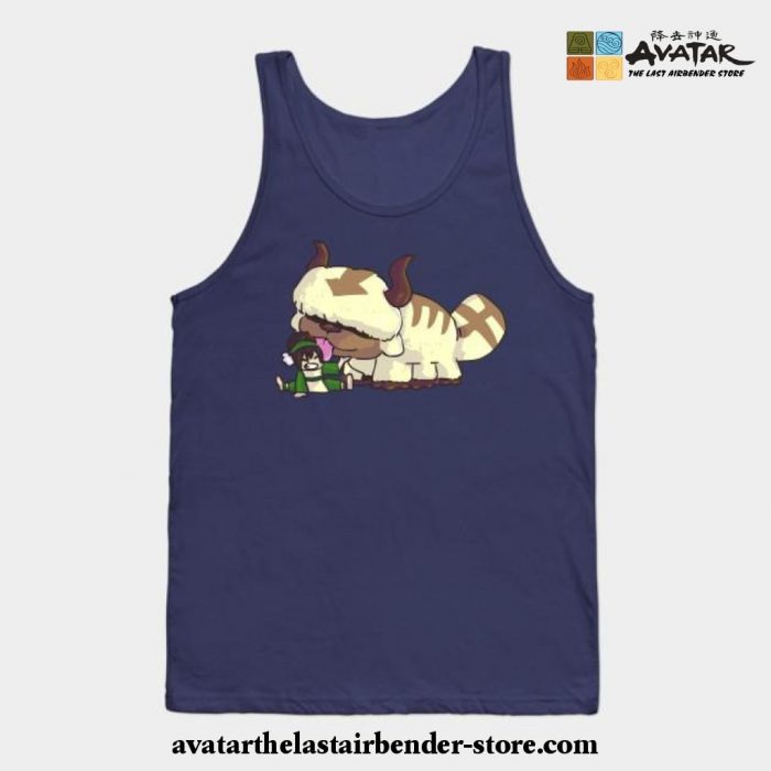 Bison Kisses Tank Top Navy Blue / S