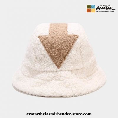 Cute Avatar The Last Airbender Appa Plush Bucket Hat Lamb Wool Winter Warm