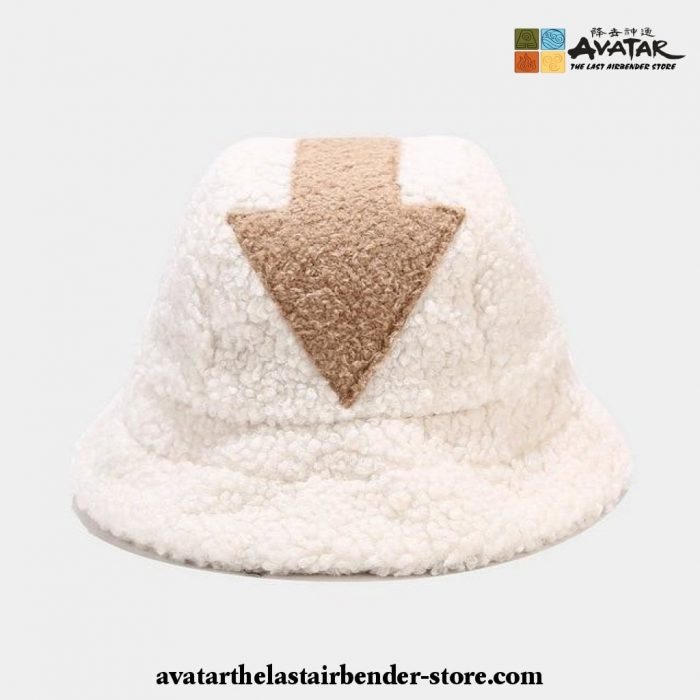 Cute Avatar The Last Airbender Appa Plush Bucket Hat Lamb Wool Winter Warm