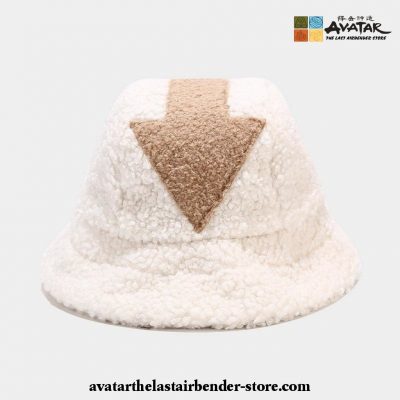 Cute Avatar The Last Airbender Appa Plush Bucket Hat Lamb Wool Winter Warm