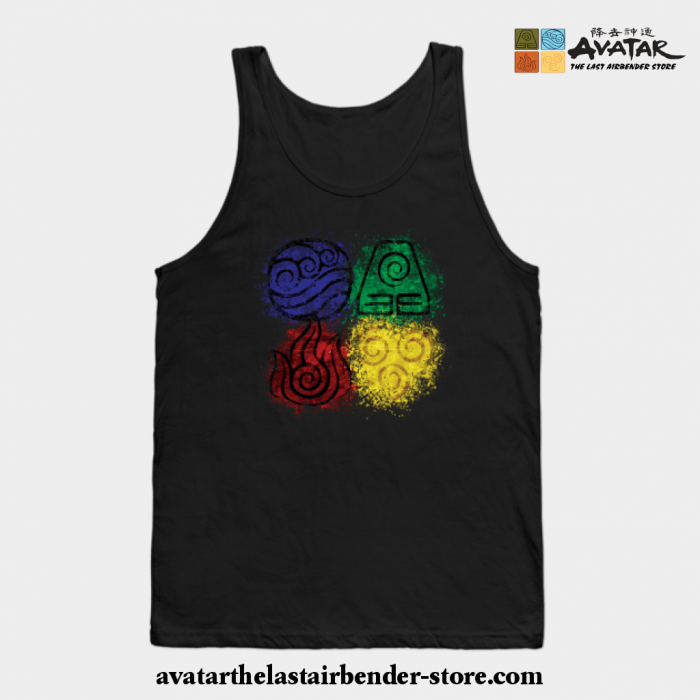 Four Elements Tank Top Black / S