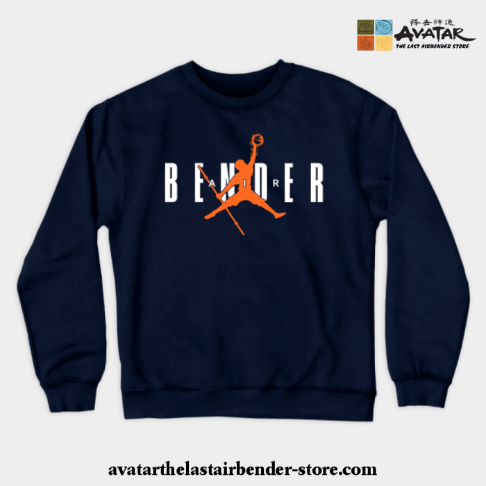 Just Bend It Crewneck Sweatshirt Navy Blue / S