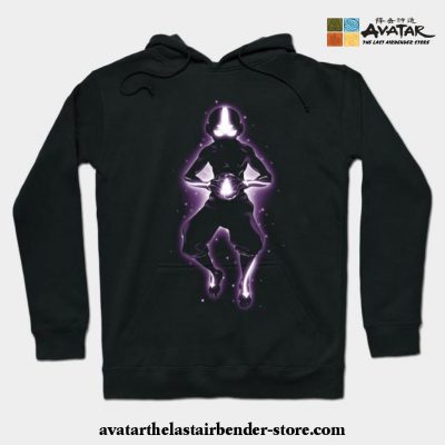 Meditating Avatar Aang Hoodie Black / S