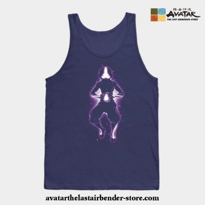 Meditating Avatar Aang Tank Top Navy Blue / S