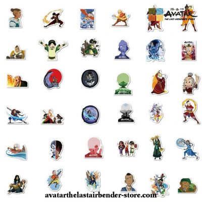 New Style 50/100Pcs Avatar: The Last Airbender Stickers