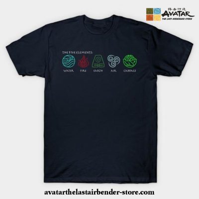 The Five Elements Avatar T-Shirt Navy Blue / S