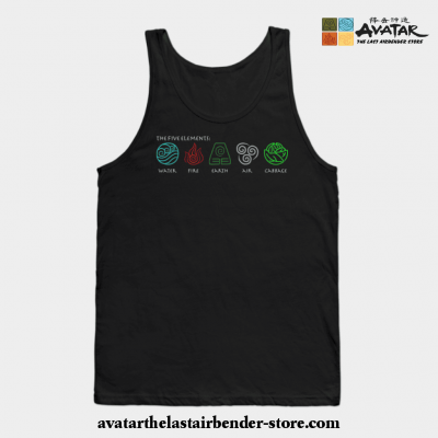 The Five Elements Avatar Tank Top Black / S