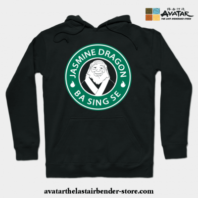 The Jasmine Dragon Uncle Iroh Avatar Hoodie Black / S