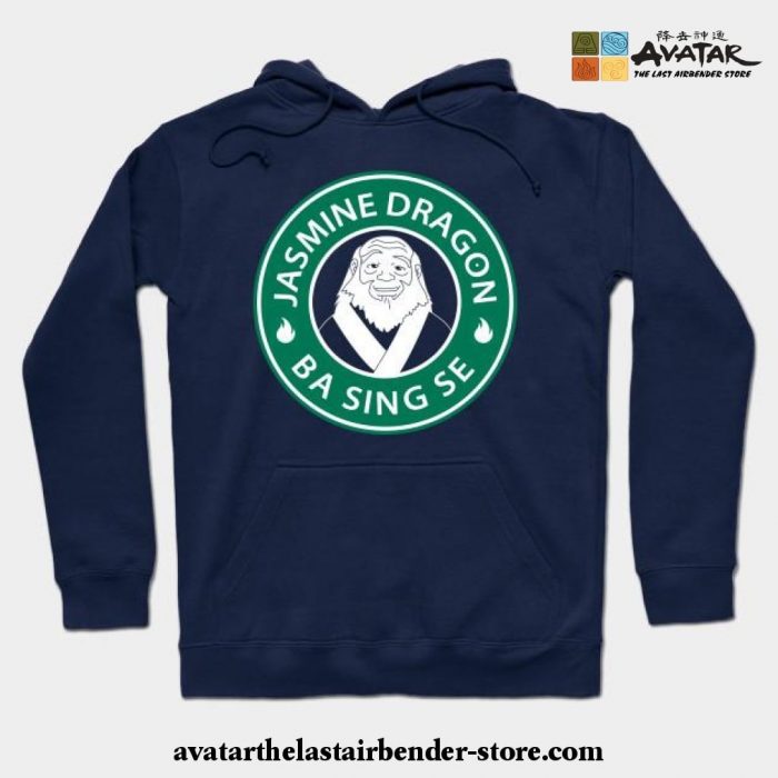 The Jasmine Dragon Uncle Iroh Avatar Hoodie Navy Blue / S