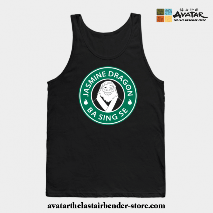 The Jasmine Dragon Uncle Iroh Avatar Tank Top Black / S