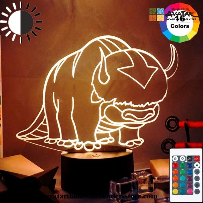 The Legend Of Aang Appa Figure Acrylic 3D Lamp