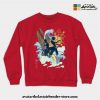 The Two Avatars Crewneck Sweatshirt Red / S