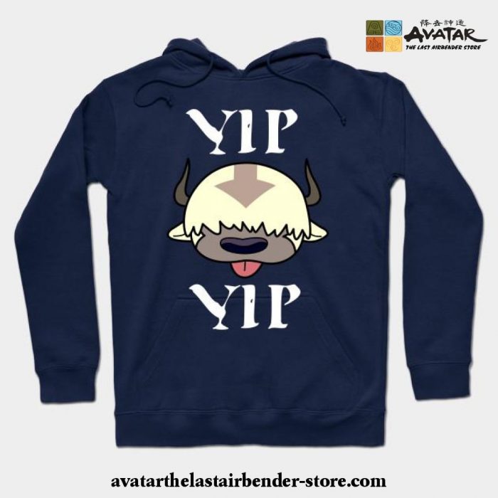 Yip Appa Avatar The Last Airbender Hoodie Navy Blue / S